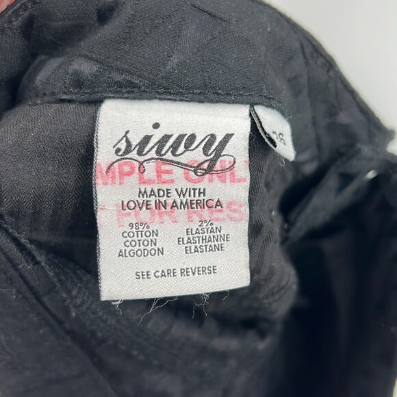 Siwy Women's Low Rise Skinny Jeans with geometric pattern - Black - 26 - Picture 4 of 7